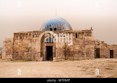 Historische Umayyaden Palast in der Zitadelle von Amman, Jordanien. Stockfoto