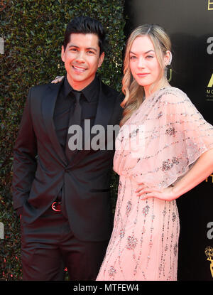 45. jährlichen Tagsüber Creative Arts Emmy Awards 2018 Ankünfte an das Pasadena Civic Center in Pasadena, Kalifornien. Mit: Jeremy Ray Valdez, Annika Noelle Wo: Los Angeles, Kalifornien, Vereinigte Staaten, wenn: 27 Apr 2018 Credit: Adriana Barraza/WENN.com M. Stockfoto