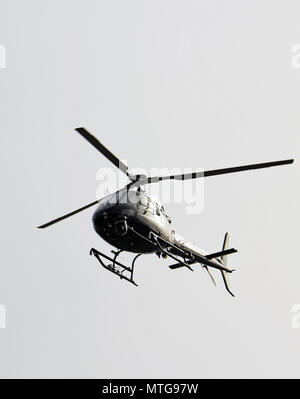 Hubschrauber in der Luft Stockfoto