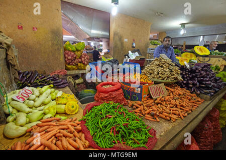 Der zentrale Markt (Basar) in Port Louis, Mauritius Stockfoto