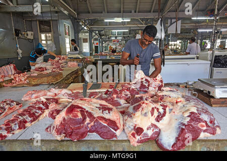 Der zentrale Markt (Basar) in Port Louis, Mauritius Stockfoto