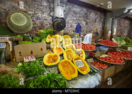 Der zentrale Markt (Basar) in Port Louis, Mauritius Stockfoto