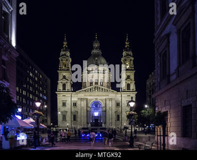 Szent István-Basilika/St Stephen's Basilica ist eine römisch-katholische Basilika in Budapest, Ungarn. Es ist zu Ehren des Stephanus, der erste König (Wikip benannt Stockfoto