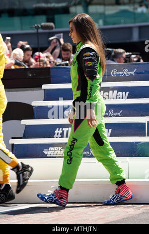 Danica Patrick in Indy 2018 Stockfoto