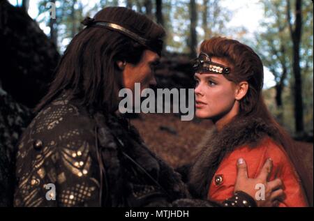 RED SONJA (1985), Arnold Schwarzenegger, Brigitte Nielsen MGM/MOVIESTORE COLLECTION LTD. Stockfoto