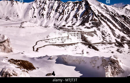 Kardong La Ladakh Stockfoto