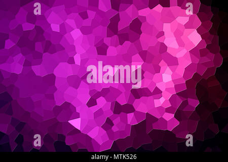 Abstrakte moderne Hintergrund mit geometrischen Muster von verschiedenen rosa Polygone und Dreiecke Stockfoto