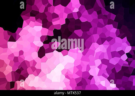 Abstrakte moderne Hintergrund mit geometrischen Muster von verschiedenen rosa Polygone und Dreiecke Stockfoto