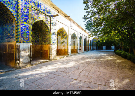 Blick auf Gebäude von Jameh Moschee in Isfahan - Iran Stockfoto