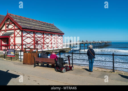 In Saltburn-by-the-Sea, Cleveland, North Yorkshire, England, Großbritannien Stockfoto