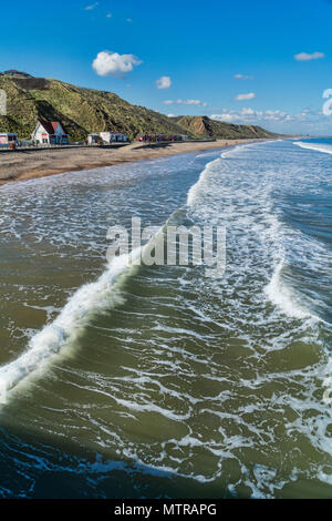 In Saltburn-by-the-Sea, Redcar suchen von Pier, Cleveland, North Yorkshire, England, Großbritannien Stockfoto