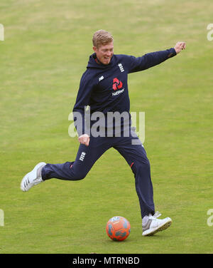 England's Keaton Jennings während einer Netze Sitzung in Leeds. PRESS ASSOCIATION Foto. Bild Datum: Mittwoch, 30. Mai 2018. Siehe PA Geschichte Cricket England. Photo Credit: Tim Goode/PA-Kabel. Einschränkungen: Nur für den redaktionellen Gebrauch bestimmt. Keine kommerzielle Nutzung ohne vorherige schriftliche Zustimmung der EZB. Standbild nur verwenden. Keine bewegten Bilder zu senden emulieren. Nicht entfernen oder verdecken von Sponsor Logos. Stockfoto