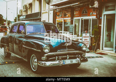 Alte Plymuth Auto Stockfoto