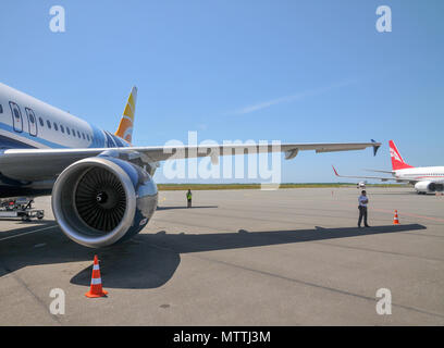 Der internationale Flughafen Batumi, Georgien Stockfoto