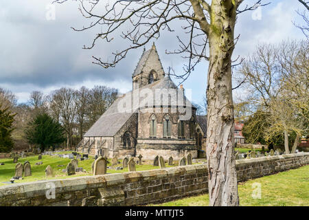 Durham St. Cuthbert anglikanische Kirche, County Durham, England, Stockfoto