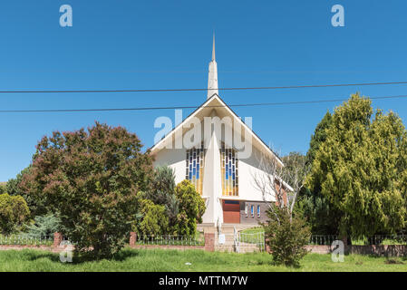 MATATIELE, SÜDAFRIKA - 26. MÄRZ 2018: Der Niederländische Reformierte Kirche in Matatiele in der Eastern Cape Provinz Stockfoto