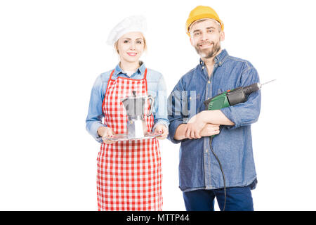 Menschen verschiedener Berufe Stockfoto