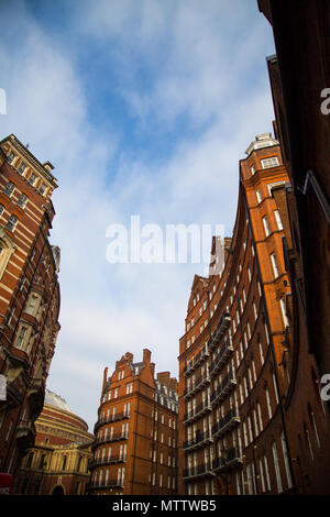 Die Royal Albert Hall gesehen von Kensington Gore, London, England Stockfoto