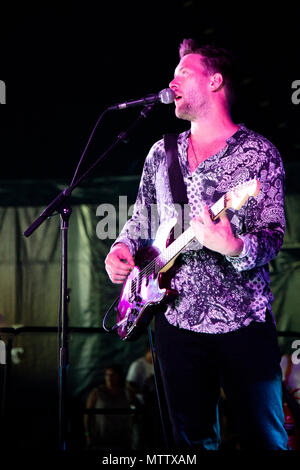 Matt Linnen, der X-Faktor, Im Park Festival, Southend, Essex © clarissa Debenham/Alamy Stockfoto