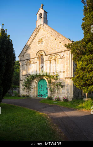 Die anglikanische Kapelle in Southampton alter Friedhof, Southampton, Hamphsire, England. Stockfoto