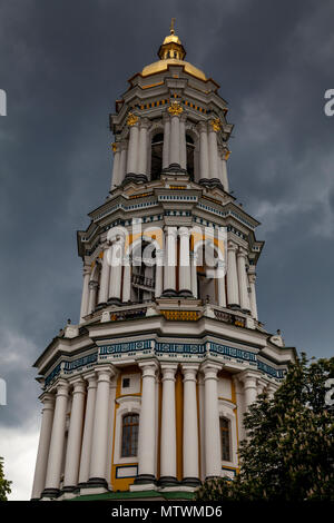 Die Große Lavra Glockenturm Pechersk Lavra Klosteranlage, Kiew, Ukraine Stockfoto