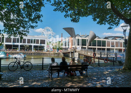 Bristol Harbourside, Hafengebiet, England, Großbritannien Stockfoto