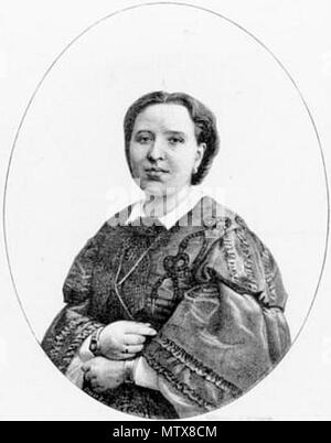 . Englisch: Italienische Opernsängerin Rosina Penco (1823-1894) von Firmin Gillot (1820-1872) nach einem Foto von marie-alexandre Alophe (1812-1883). 1860. Firmin Gillot (lithogapher) nach marie-alexandre Alophe (Fotograf) 528 Rosina Penco nach marie-alexandre Alophe Stockfoto