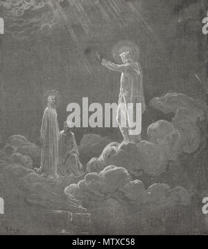 . Englisch: Paradies (Paradiso). 24. Februar 2016. Giulio Campagnola, Gustave Dore 467 Paradies (Paradiso) Stockfoto