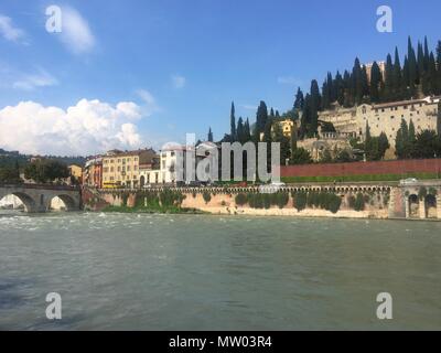 Stadtbild, Verona, Veneto, Italien Stockfoto