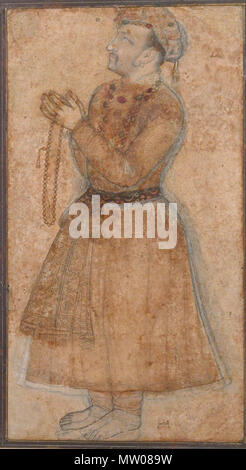 . Portrait von Kaiser Jahangir beten Objekt Name: Ill single Arbeit Herrschaft: Jahangir (1605 - 27) Datum: Anfang des 17. Jahrhunderts Geographie: Indien Medium: Tusche und Gouache auf Papier Maße: 10 1/2 x 5 3/4 in. (26,7 x 14,6 cm) Einstufung: Codices Kreditlinie: H. O. Havemeyer Sammlung, Geschenk von Horace Havemeyer, 1929 Beitritt Anzahl: 29.160.19 Dieses Kunstwerk wird nicht auf dem Display. Anfang des 17. Jahrhunderts. Unbekannt 496 Portrait von Kaiser Jahangir Beten Stockfoto