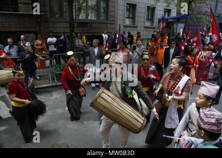 Nepal Day Parade 2018 in New York City. Stockfoto