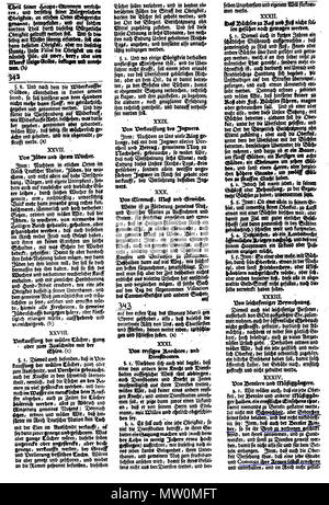 . English: Römischer Käyserlicher Majestät Ordnung und Reformation guter Policey, im Heiligen Römischen Reich, zu Augspurg Anno 1530. auffgericht. (Polizeiordnung von Karl V. 1530) Blatt 6. 23. November 2008. Merker Berlin 489 PO 1530 6. Stockfoto