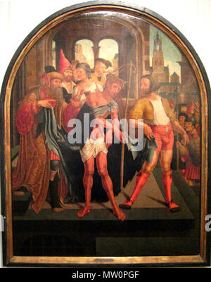 . Ecce homo. Unbekannter deutscher Meister. Kunst Museum von Nischni Nowgorod, Russland. Frühe 16C.. Benutzer: shakko 176 Ecce homo Nizhniy Novgorod Stockfoto