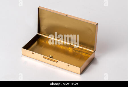 Leere Metal Box Vintage Stockfoto