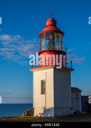 Chibougamau Leuchtturm, Dorf Cap-Cat, Gaspe Halbinsel, Quebec, Kanada Stockfoto