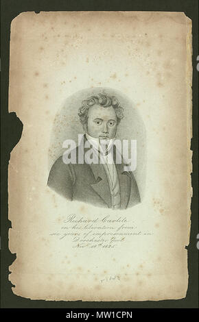 . Richard Carlile, Verlag. (9. Dezember 1790 - vom 10. Februar 1843) war ein wichtiger Agitator für die Einführung des allgemeinen Wahlrechts und die Freiheit der Presse im Vereinigten Königreich. Er 1843 starb. Unbekannt 513 Rcarlile Stockfoto