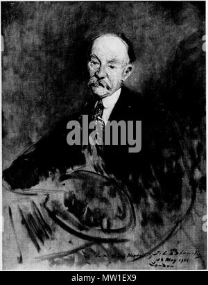 . Englisch: Portrait von Thomas Hardy aus dem Buch der Obdachlosen. 1916. w: jacques-emile Blanche 593 Das Buch der Obdachlosen (New York, Charles Scribner's Sons, 1916) 59 Stockfoto