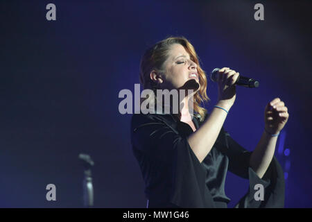 Rom, Italien. 30 Mai, 2018. Noemi im 'La Luna Tour 2018" im Auditorium Parco della Musica in Rom Quelle: Daniela Franceschelli/Pacific Press/Alamy leben Nachrichten Stockfoto