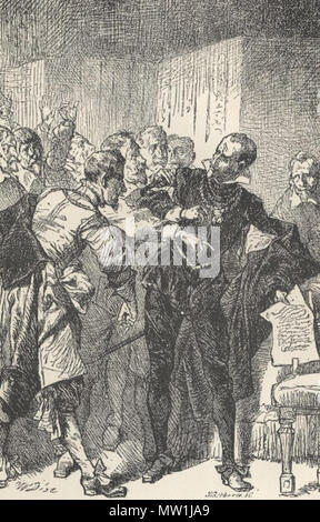 . Englisch: Illustration von Friedrich Schiller: Geschichte des Dreißigjährigen Krieges in Deutschland. 19. Unbekannt 604 Dreißigjährigen Krieg 1. Stockfoto