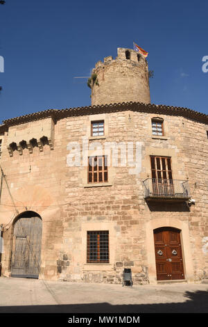 Schloss von Verdu, l Urgell, Provinz LLeida, Katalonien, Spanien Stockfoto