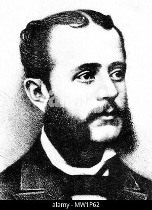 . Español: Ricardo L. Flores Gaviño, (1854 - 1939) médico, Científico y político Peruano. Grabado de Evaristo San Cristóval. 16 Juni 2013, 09:47:59. Evaristo San Cristóval (1848-1900) 520 L Ricardo Flores Stockfoto