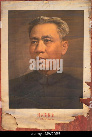 Altes Bild von Liu Shaoqi (1898-1969), chinesischer Revolutionär, Politiker und Theoretiker. Stockfoto