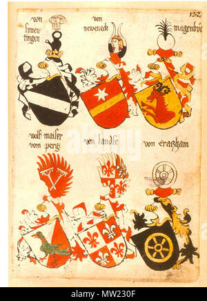 . Ingeram-Codex der ehemaligen Bibliothek Cotta 668 Ingeram Codex 132 Stockfoto