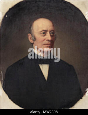 . Sitter: William Lloyd Garrison, 1805 - 1879. Artist/Teekocher: Edwin T. Billings. Öl auf Leinwand. Gesamt: 30 x 25 in. (76,2 x 63,5 cm). 19. Edwin Tryon Billings (1824 - 1893) Alternative Bezeichnungen, Edwin T. Billings; E.T. Billings Beschreibung Maler amerikanische Künstler Datum der Geburt / Tod 20. November 1824 1893 Behörde: Q 5346880 VIAF: 95965257 ULAN: 500043394 RKD: 103612 649 William Lloyd Garrison von Edwin T Billings NYHistoricalSociety Stockfoto