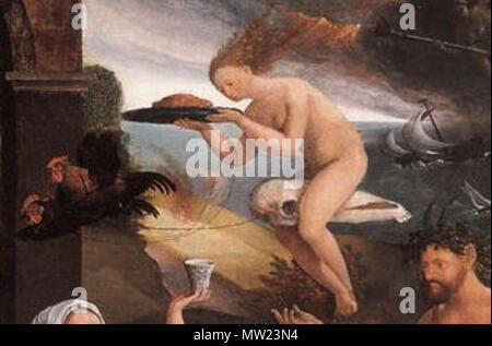 . Saul und die Hexe von Endor. Alternative Titel (s): siehe Datei: Hexe von Endor.jpg. 1526 651 Hexe von Endor detail Stockfoto