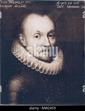 . Portrait von Willem I (1533-84), Prinz von Oranien.[1] Alternative Titel (s): Portret van Willem I 'De Zwijger' van Oranje Nassau (1533-1584).[2]. ca. 1609-1633 (1582-1641) 653 Workshop von Michiel van Mierevelt002 Jansz. Stockfoto