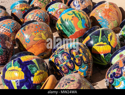 Talavera Keramik für Verkauf, Tubac, Arizona Stockfoto