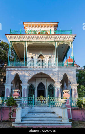 Außenansicht des Palacio de Valle, Valle's Palace, Punta Gorda, Cienfuegos, Kuba. Stockfoto