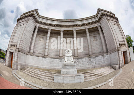 ABERDEEN, Großbritannien - 3. August: Die Aberdeen City War Memorial in der Stadt Aberdeen, Großbritannien am 3. August 2016. Stockfoto