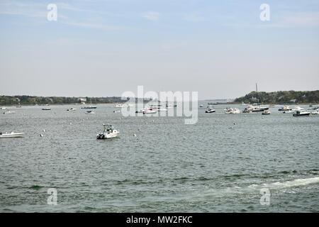 Edgartown Hafen auf Marthas Vineyard, Massachusetts, USA Stockfoto